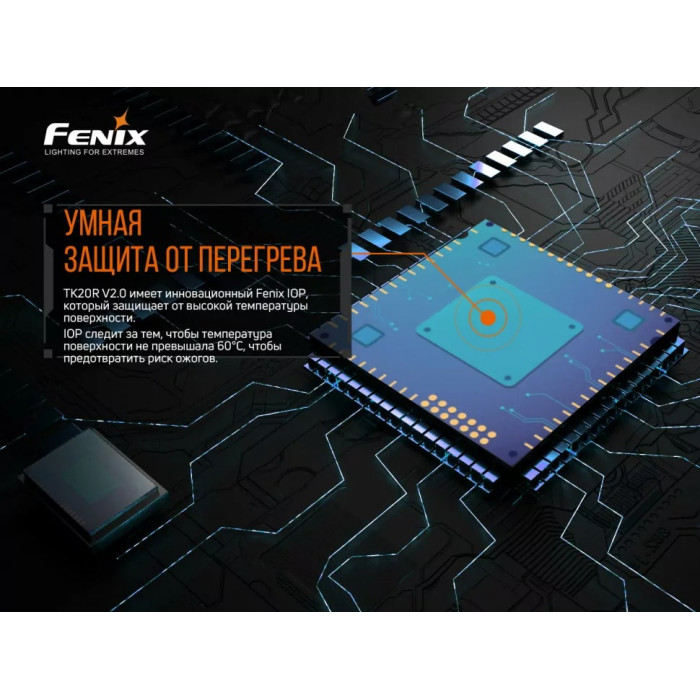 Фонарь ручной Fenix TK20R V2.0 - Luminus SFT70, ANSI 3000 lm, 21700 (TK20RV20)