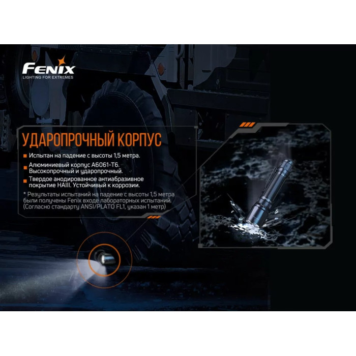 Фонарь ручной Fenix TK20R V2.0 - Luminus SFT70, ANSI 3000 lm, 21700 (TK20RV20)