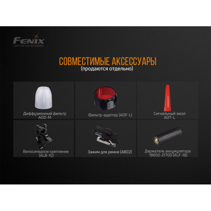 Ліхтар ручний Fenix TK22 V2.0 Luminus SST-40 (TK22V20)