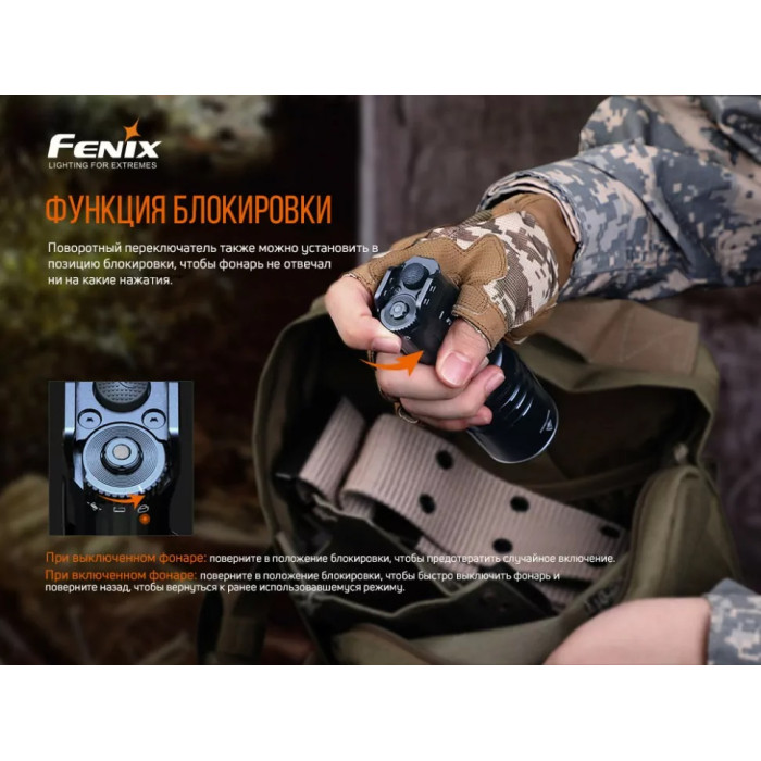 Фонарь ручной Fenix TK35UE V2.0 3 х LUMINUS SST40, ANSI 5000 lm, 18650 (TK35UEV20)
