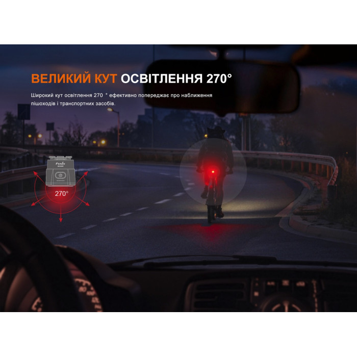 Велофара задня Fenix BC06R (BC06R)