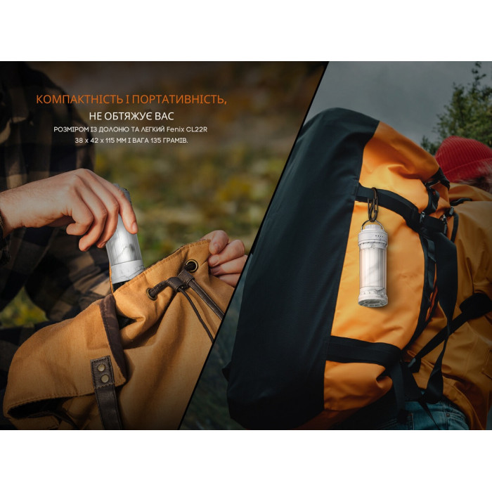Фонарь кемпинговый Fenix CL22R Green (CL22RGR)
