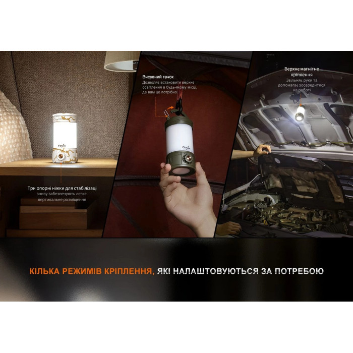 Фонарь кемпинговый Fenix CL26R Pro Green (CL26RPROGR)