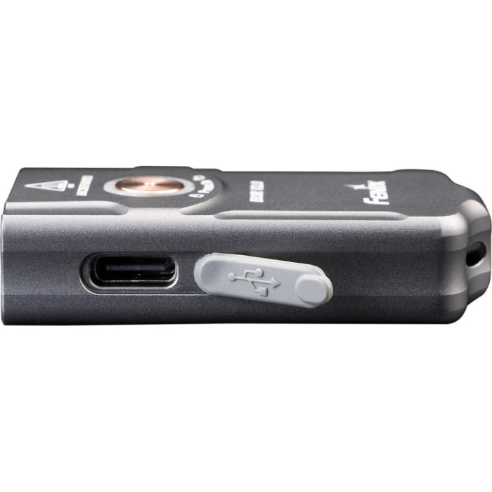 Фонарь наключный Fenix E03R V2.0 Grey (E03RV20GR)