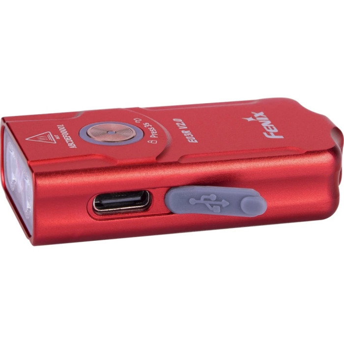 Ліхтар наключний Fenix E03R V2.0 Red (E03RV20RED)