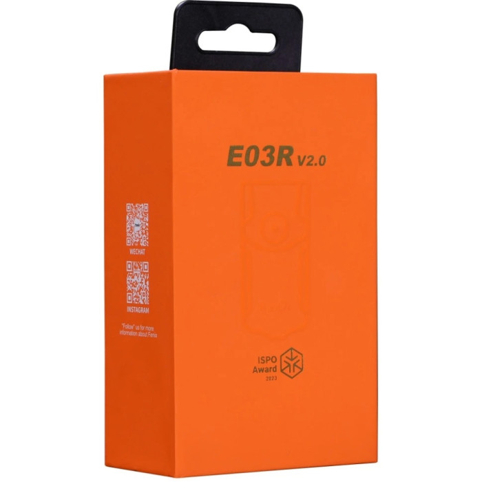 Ліхтар наключний Fenix E03R V2.0 Red (E03RV20RED)