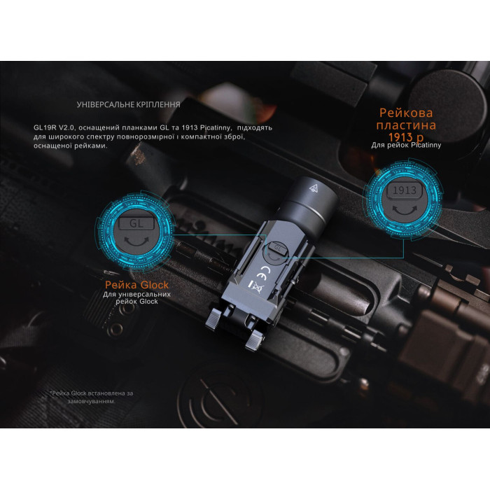 Фонарь для пистолета Fenix GL19R V2.0 (GL19RV20)