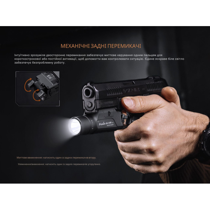 Фонарь для пистолета Fenix GL19R V2.0 (GL19RV20)