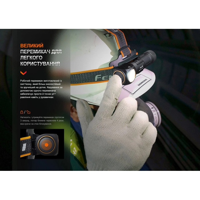 Мультифонарь Fenix HM61R V2.0 (HM61RV20)