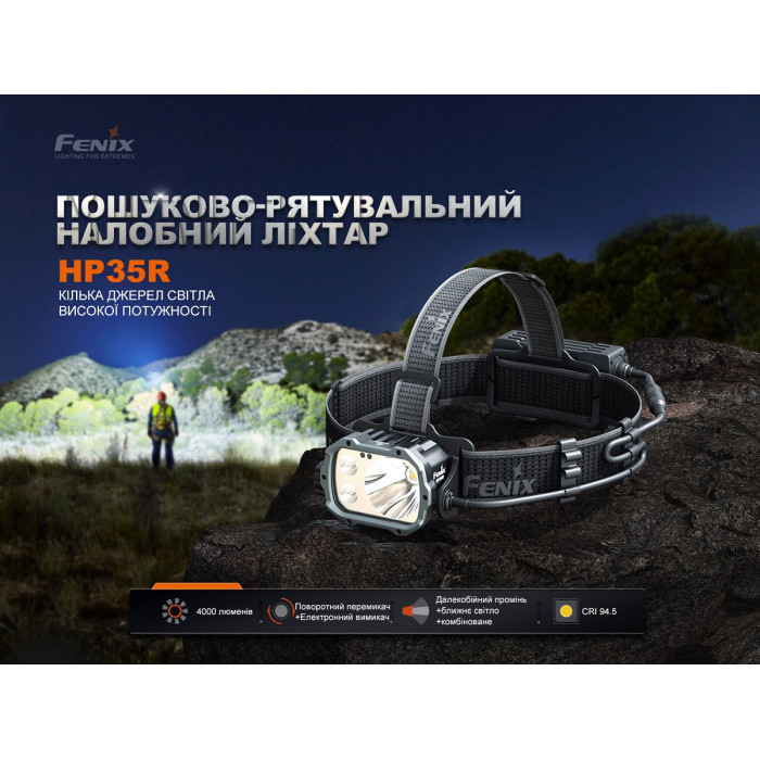 Налобный фонарь Fenix HP35R (HP35R)