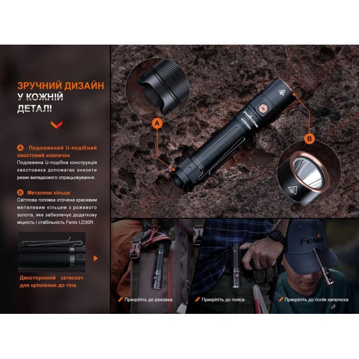 Ліхтар ручний Fenix LD30R (LD30R)