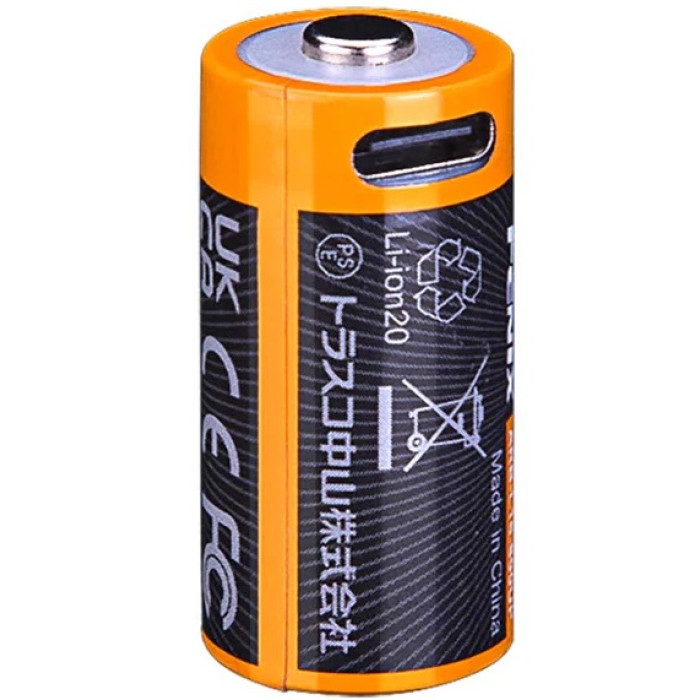 Аккумулятор 16340 Fenix 800 UP mAh Li-ion Type-C (ARB-L16-800UP)