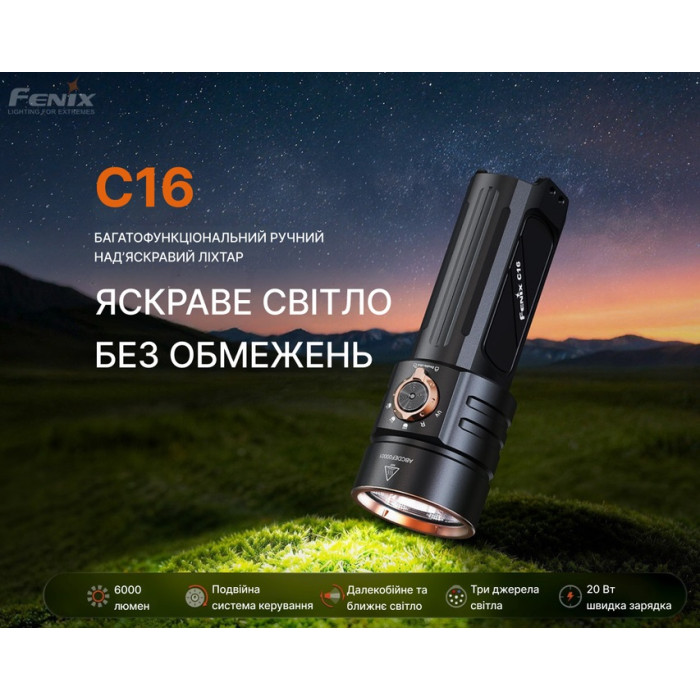 Ліхтар ручний Fenix C16 (C16)