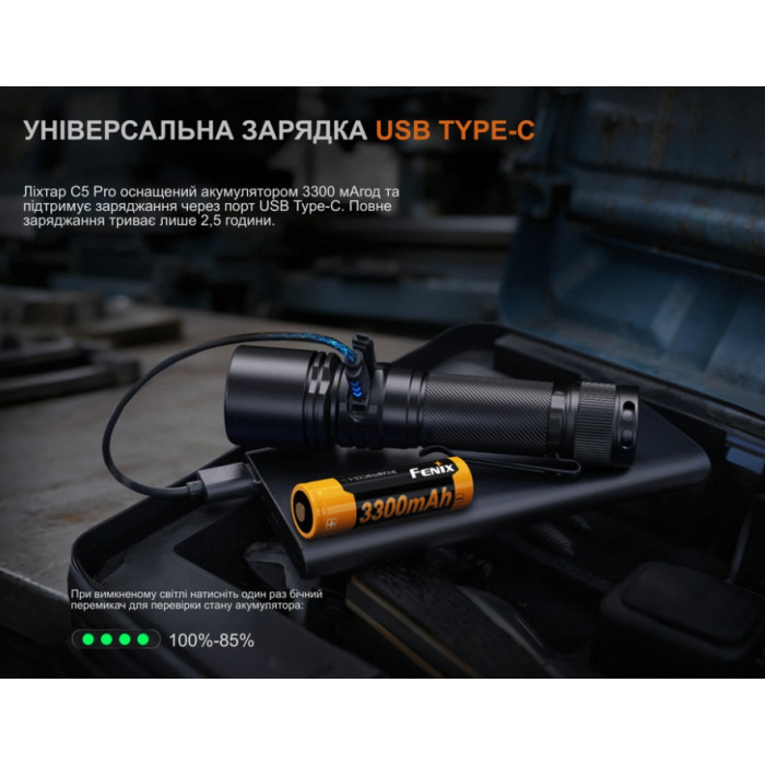 Ліхтар ручний Fenix C5 Pro (C5Pro)