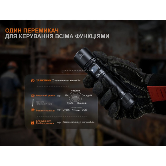 Ліхтар ручний Fenix C5 Pro (C5Pro)