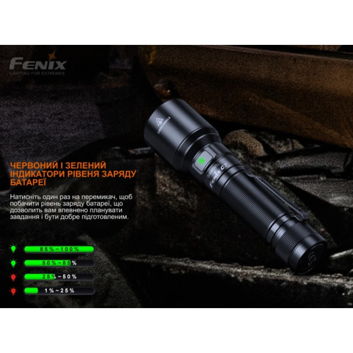 Ліхтар ручний Fenix C7, Orange, Limited Edition (C7orange)