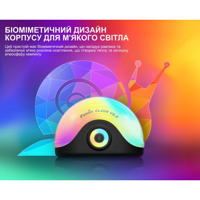 Ліхтар кемпінговий Fenix CL20R Pro, Green (CL20RPROgrn)
