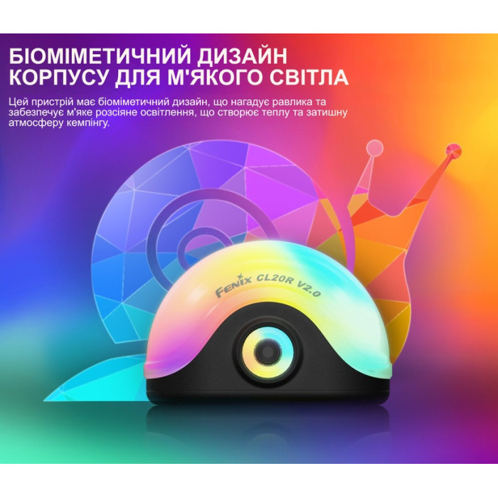 Фонарь кемпинговый Fenix CL20R V.2.0, Green (CL20RV20GRN)