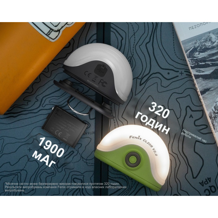 Фонарь кемпинговый Fenix CL20R V.2.0, Green (CL20RV20GRN)