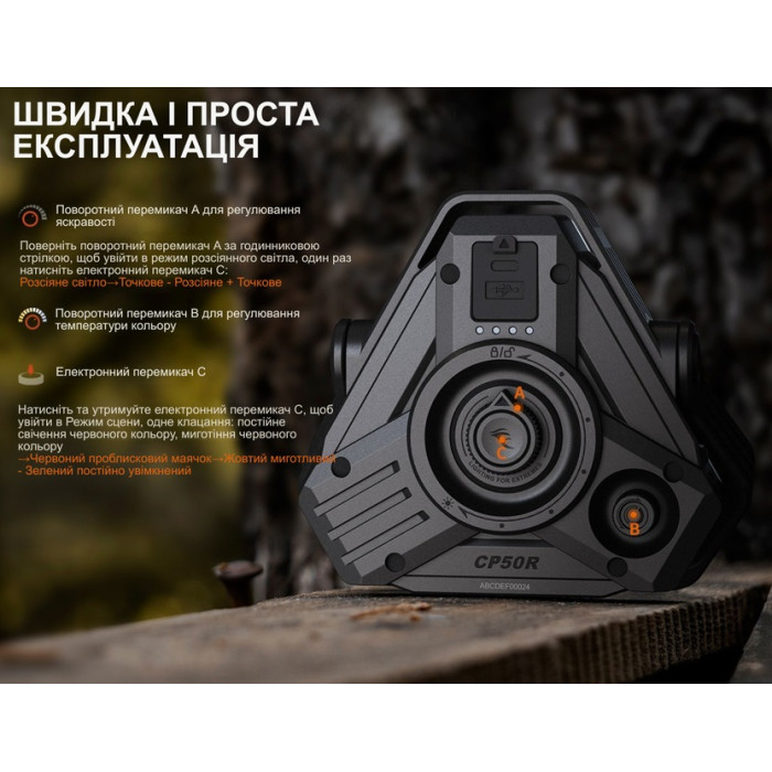 Фонарь кемпинговый Fenix CP50R (CP50R)