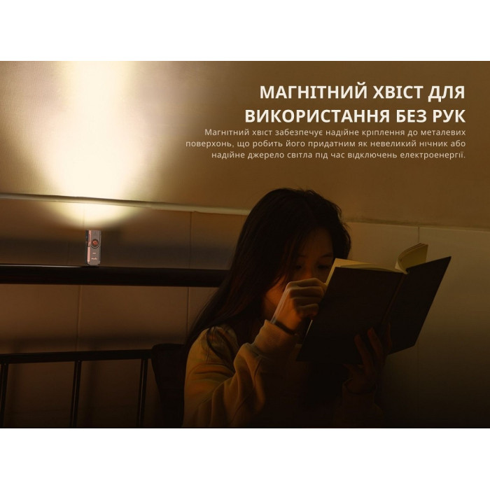 Фонарь наключный Fenix E06R Gray (E06RGray)