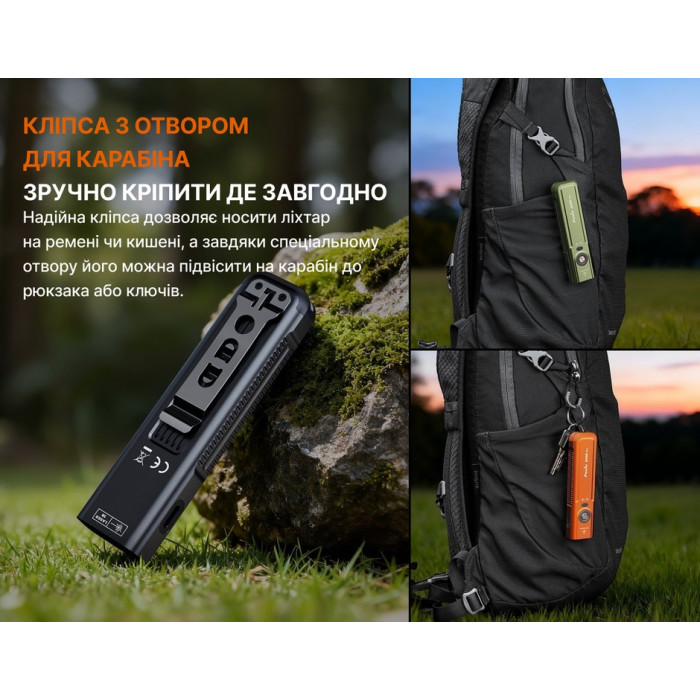 Фонарь Fenix E06R PRO RG, Orange (E06RPRORGO)