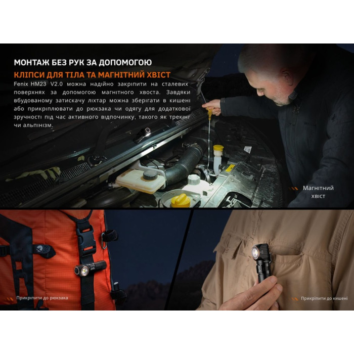 Налобный фонарь Fenix HM23 V2.0 (HM23V20)