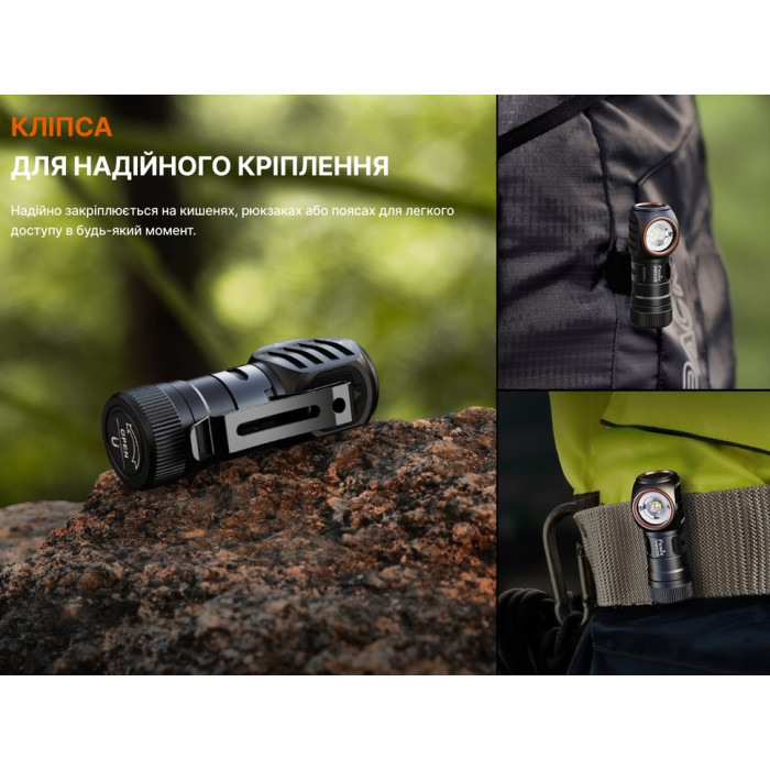 Налобний ліхтар Fenix HM53R, Black (HM53R)
