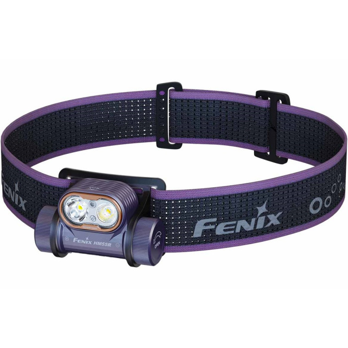 Налобний ліхтар Fenix HM55R, Purple (HM55Rprl)