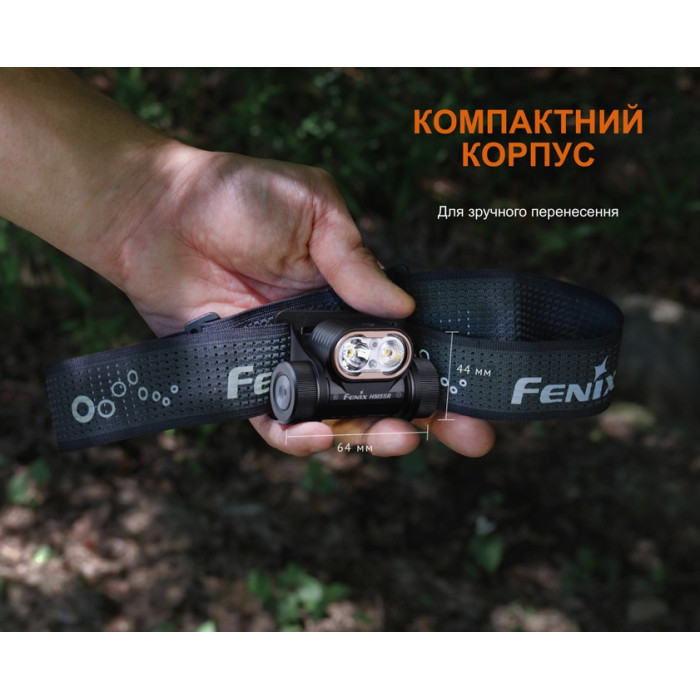 Налобный фонарь Fenix HM55R, Black (HM55Rblc)