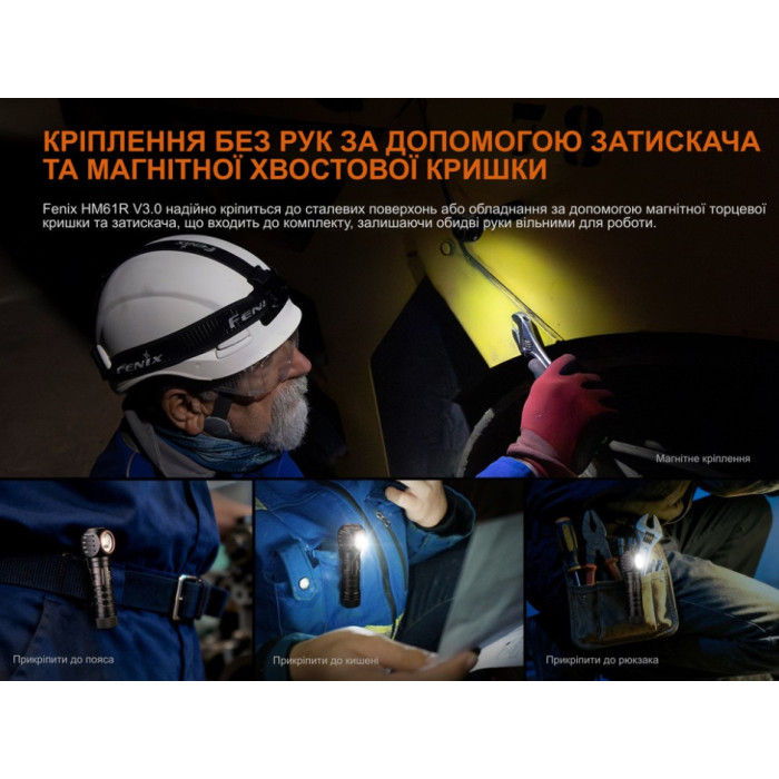 Мультиліхтар Fenix HM61R V3.0 (HM61RV30)