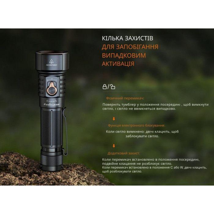 Ліхтар ручний Fenix LD36R, Flame Camo (LD36RFC)