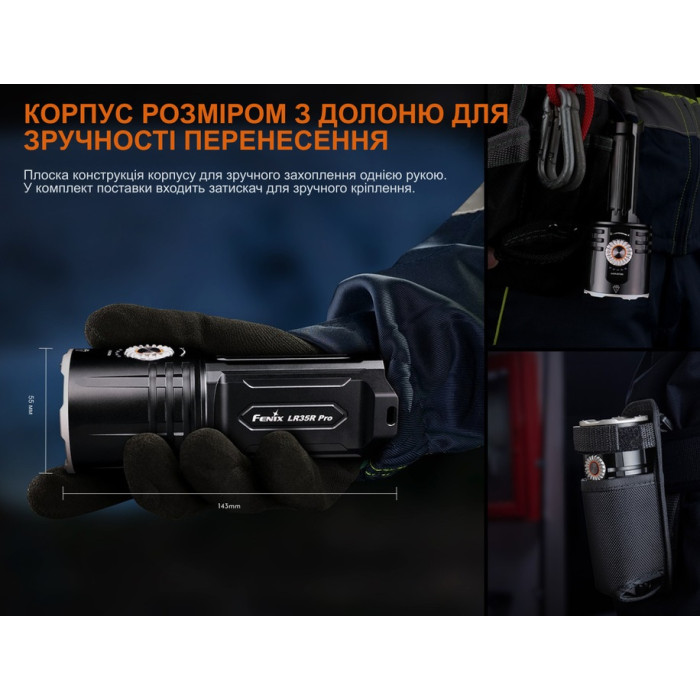 Фонарь ручной Fenix LR35R PRO (LR35RPRO)