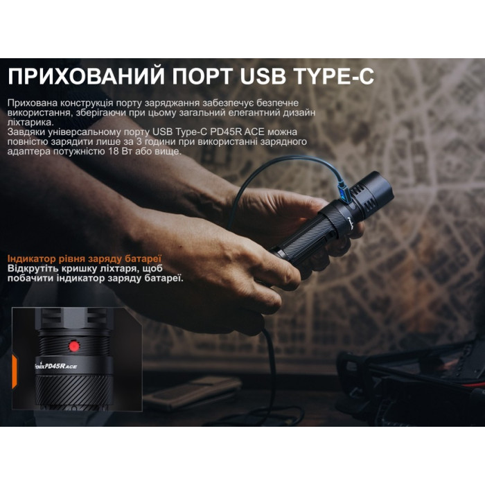 Ліхтар ручний Fenix PD45R ACE (PD45RACE)