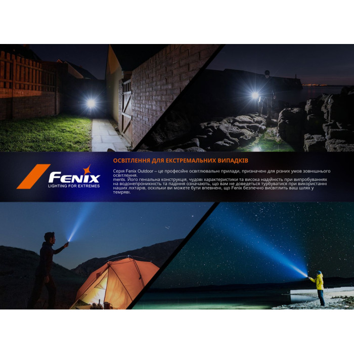 Фонарь ручной Fenix SW05R-RED LED Black (SW05R-RL)