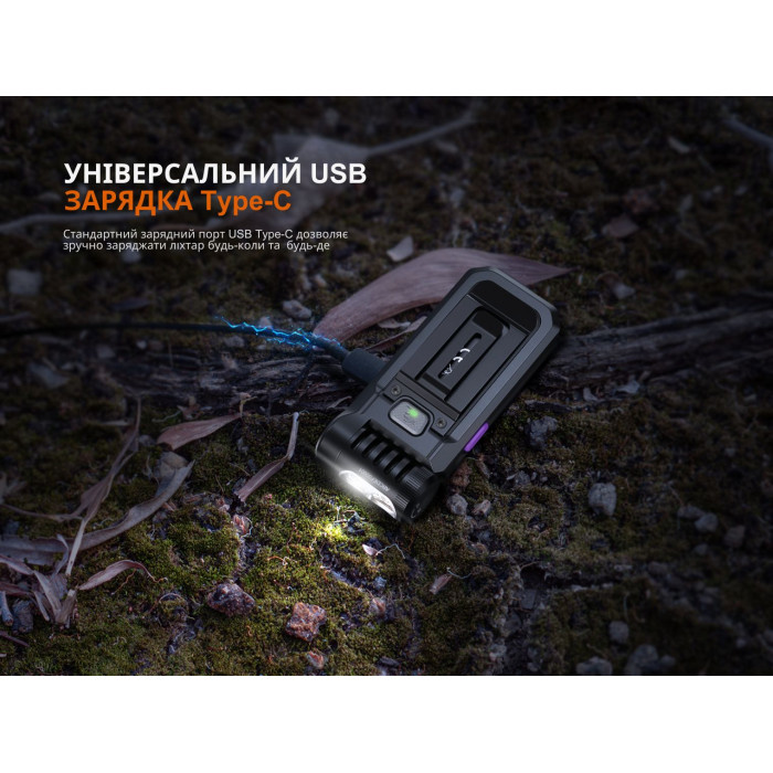 Фонарь ручной Fenix SW05R-UV LED Black (SW05R-UVL)
