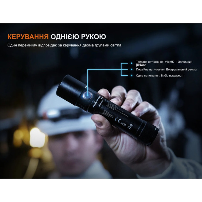 Ліхтар ручний вибухозахищений Fenix WF30RE Spark (Spark)