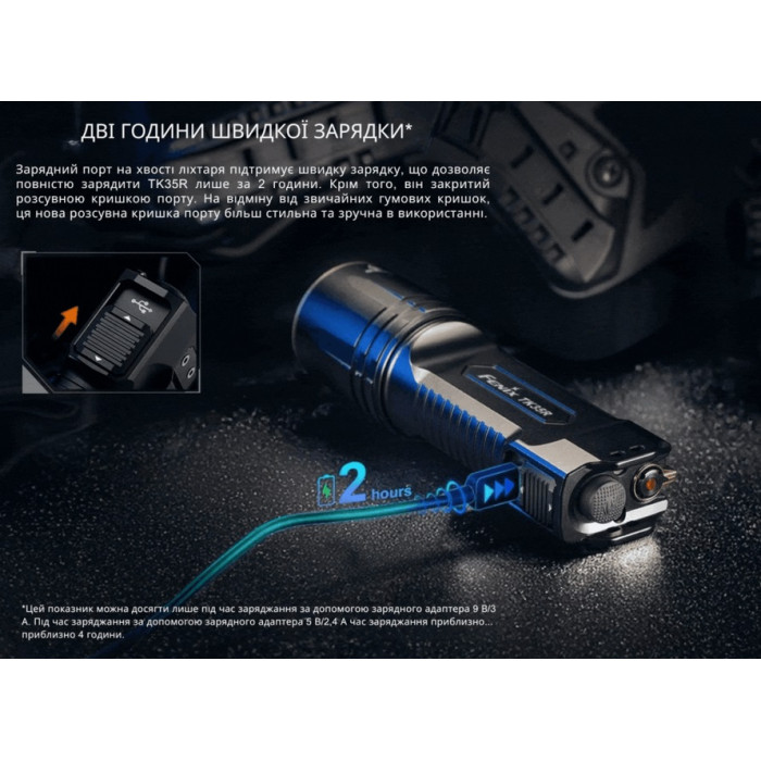 Ліхтар ручний з УФ світлом Fenix TK35R (TK35R)