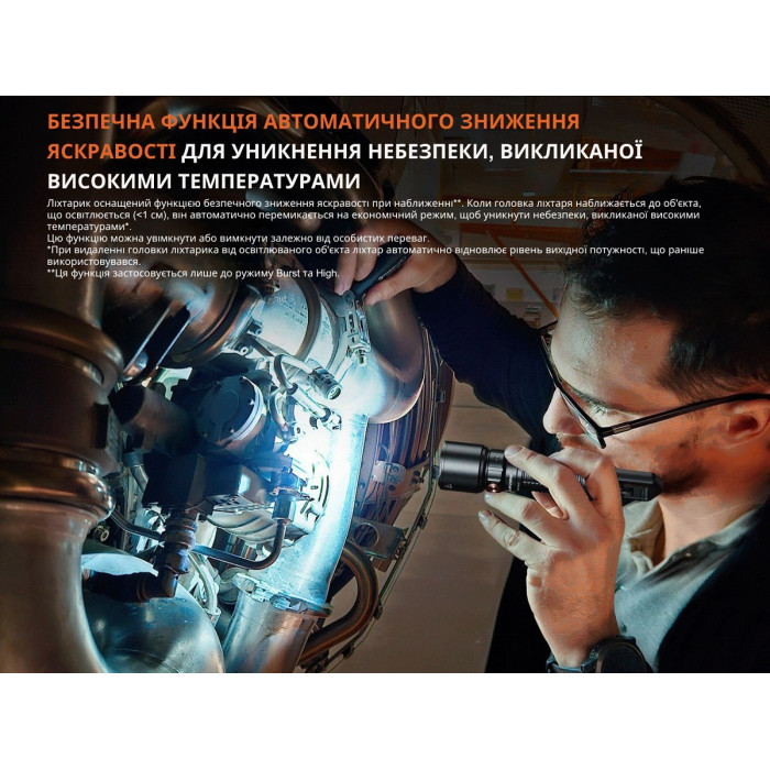 Ліхтар ручний з магнітною зарядкою Fenix WF25RM (WF25RM)