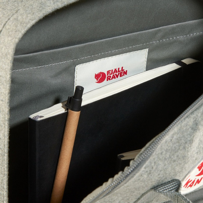 Рюкзак Fjallraven Kanken Re-Wool Laptop 15" Red/Black (23328.320-550)
