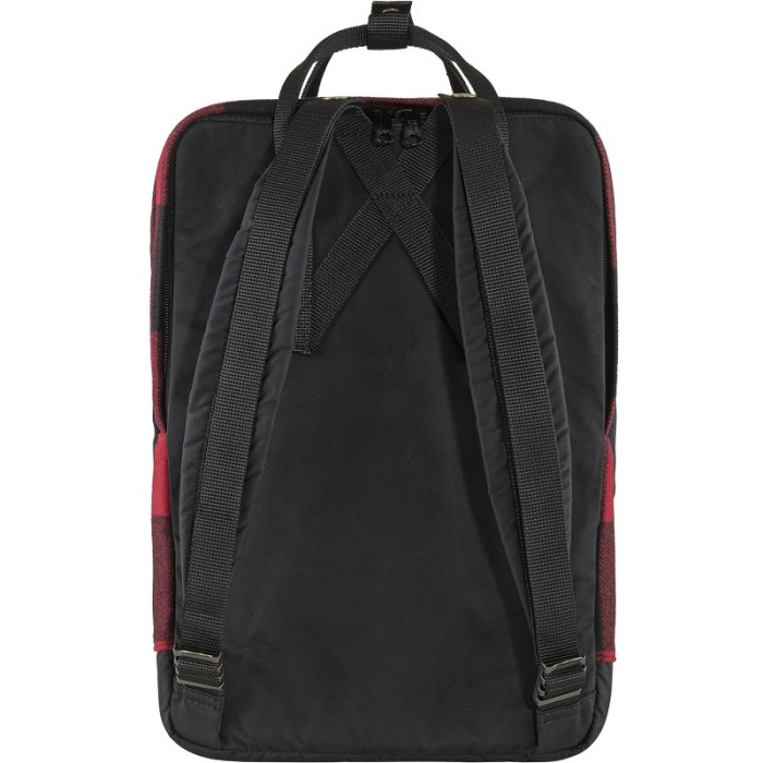 Рюкзак Fjallraven Kanken Re-Wool Laptop 15" Red/Black (23328.320-550)