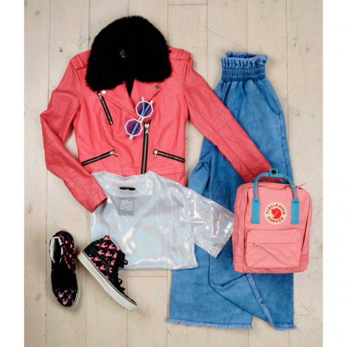 Рюкзак Fjallraven Kanken Pink/Air Blue (23510.312-508)