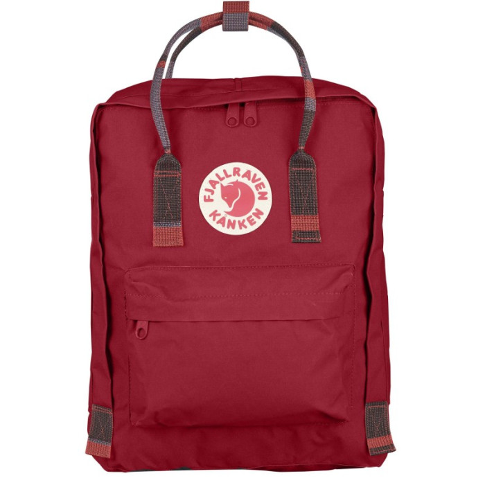 Рюкзак Fjallraven Kanken Deep Red/Folk Pattern (23510.325-903)