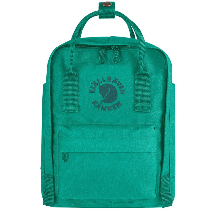Рюкзак Fjallraven Re-Kanken Mini Emerald (23549.644)