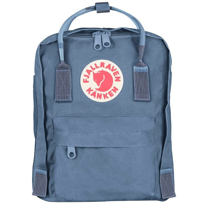 Рюкзак Fjallraven Kanken Mini Blue Ridge/Random Blocked (23561.519-925)