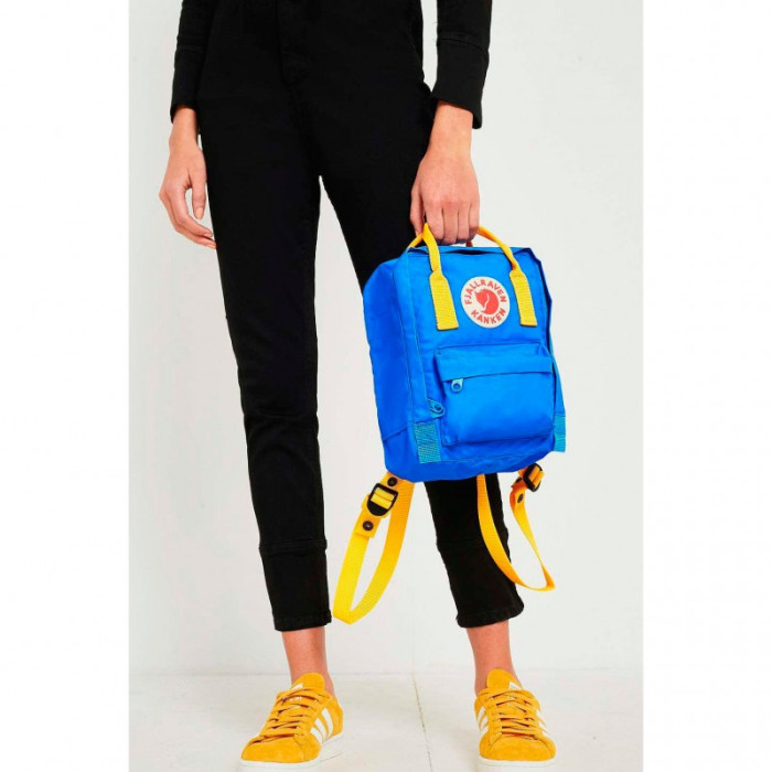 Рюкзак Fjallraven Kanken Mini Un Blue/Warm Yellow (23561.525-141)