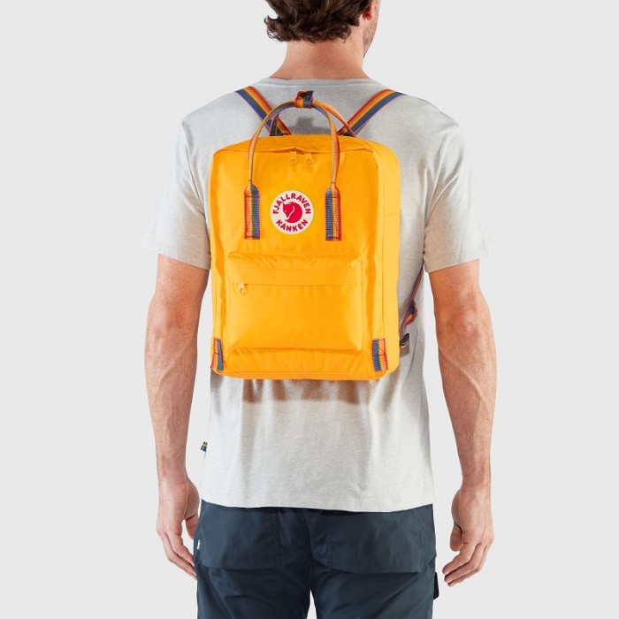 Рюкзак Fjallraven Kanken Rainbow Burnt Orange/Rainbow Pattern (23620.212-907)