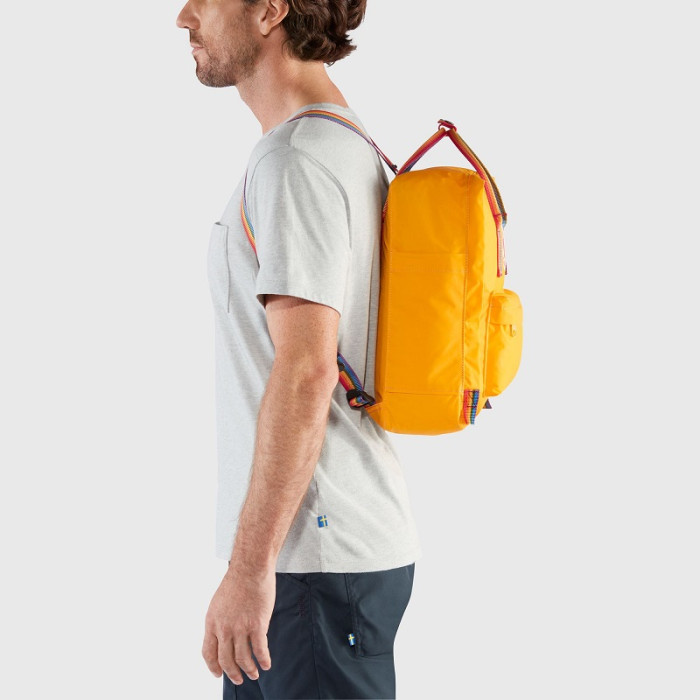 Рюкзак Fjallraven Kanken Rainbow Burnt Orange/Rainbow Pattern (23620.212-907)