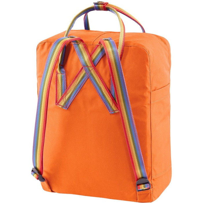 Рюкзак Fjallraven Kanken Rainbow Burnt Orange/Rainbow Pattern (23620.212-907)