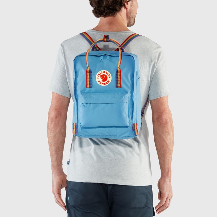 Рюкзак Fjallraven Kanken Rainbow Air Blue/Rainbow Pattern (23620.508-907)